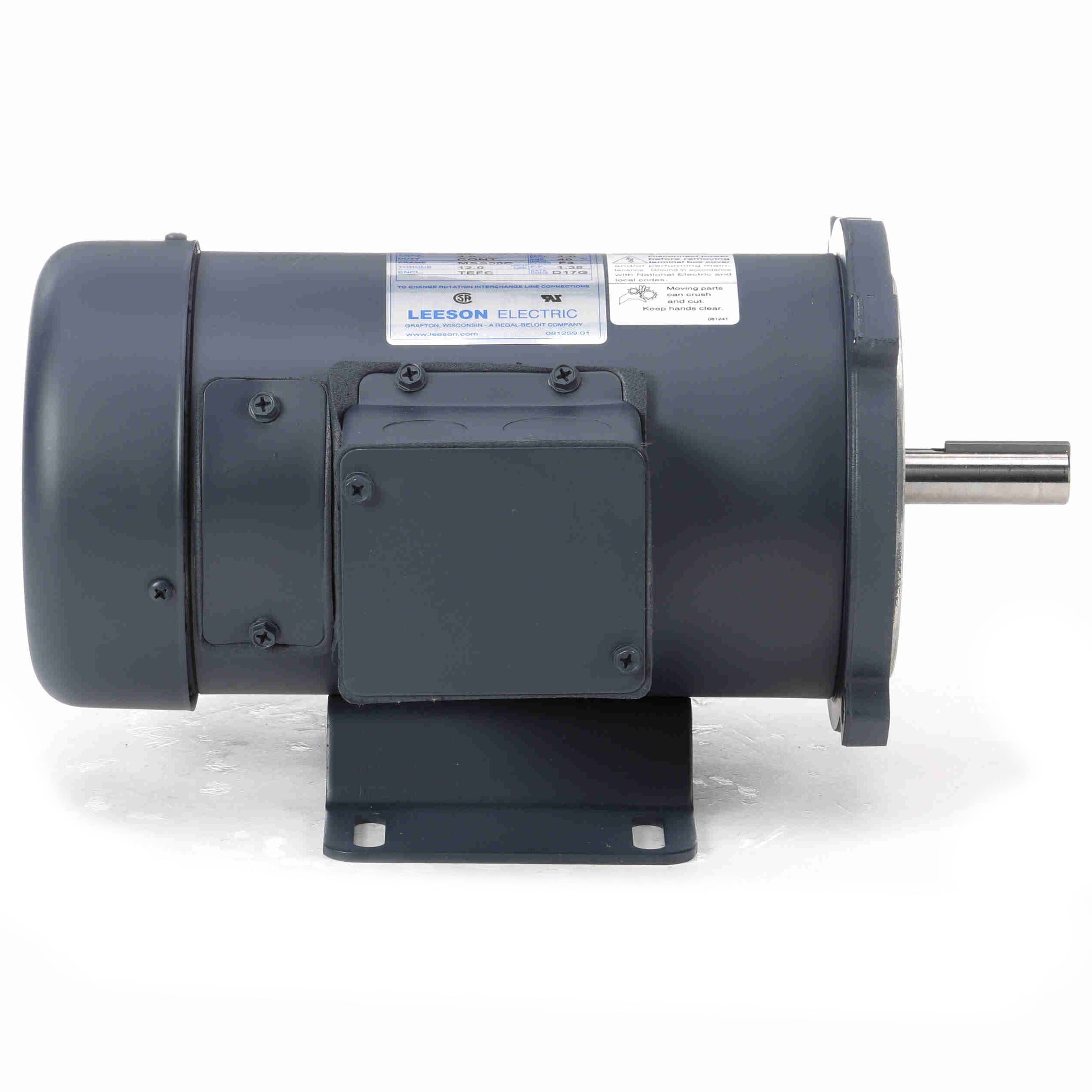 098004.00 Leeson 1/3HP DC Electric Motor, 1750 RPM