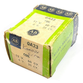 0A23 Allen-Bradley Magnetic Coil, 12 V/60 CY, 6 V/25 CY