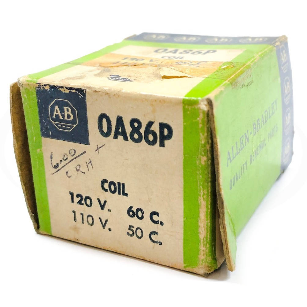0A86P Allen-Bradley Magnetic Coil, 120 V/60 CY, 110 V/50 CY