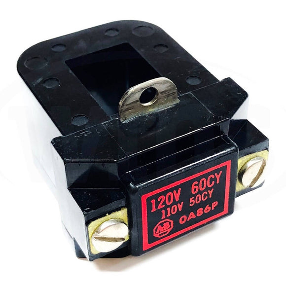 0A86P Allen-Bradley Magnetic Coil, 120 V/60 CY, 110 V/50 CY