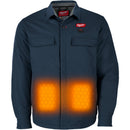 M103U-21XL Milwaukee M12 Heated Shirt Jacket Kit, Blue, XL