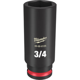 49-66-6125 Milwaukee SHOCKWAVE Impact Duty 3/8"Drive 3/4" Deep 6 Point Socket
