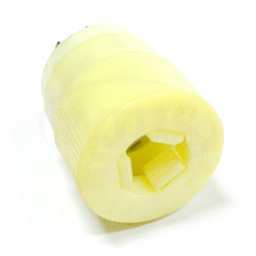 4721-N Bryant White Nylon Plug, 2-Pole, 3-Wire