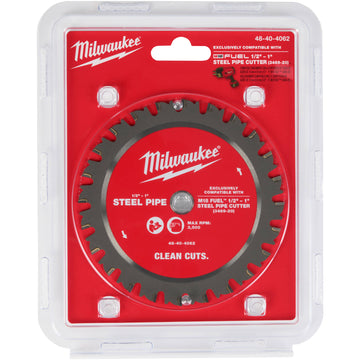 48-40-4062 Milwaukee 1/2" - 1" Steel Pipe Cutting Blade
