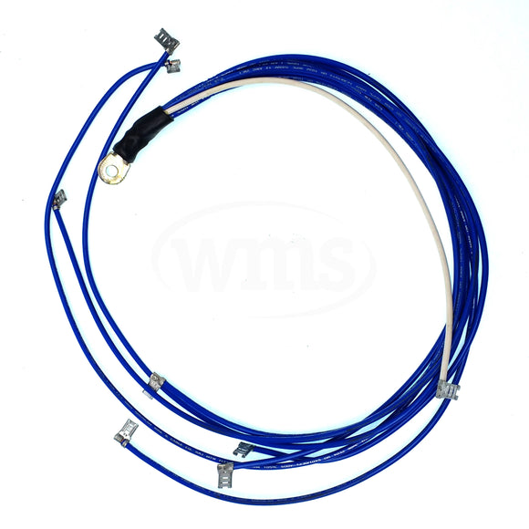 10-BLUE 10HP Wire Harness, (1/4" Eye Terminal)