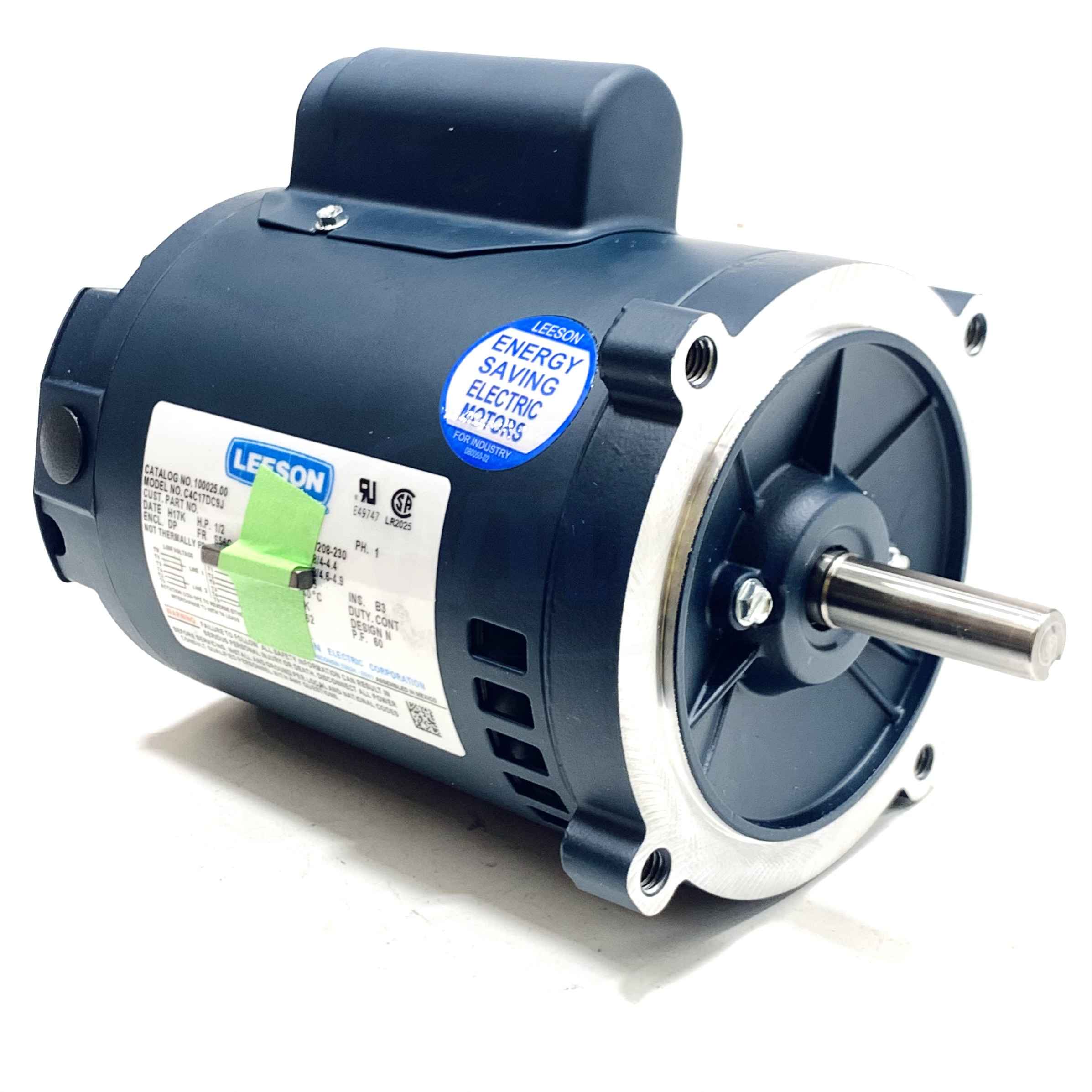 100025.00 Leeson 1/2HP General Purpose Electric Motor, 1725RPM