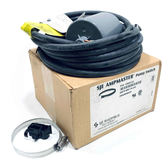 1006312 SJE AmpMaster Pump Switch, 20FT
