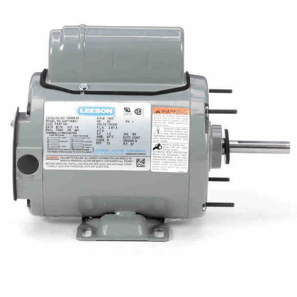 100699.00 Leeson 1/4HP 2-Winding Agriculture Fan Duty Electric Motor, 1625RPM