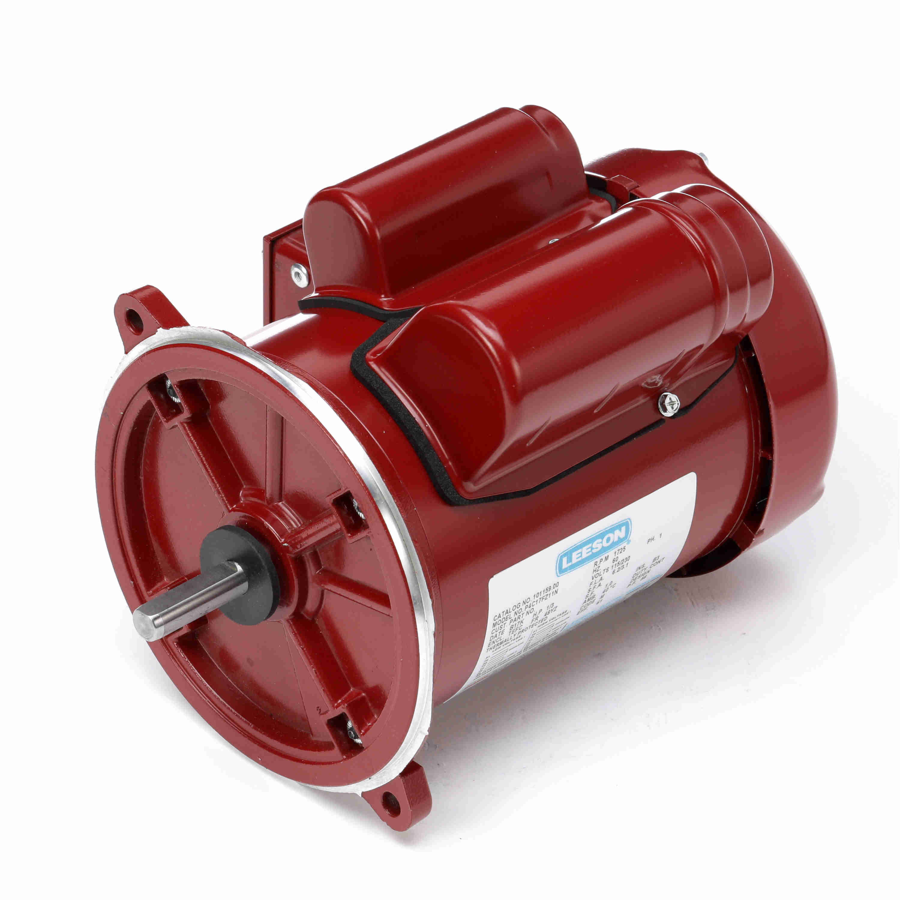 1/3HP Leeson Ag-Duty Feed-Auger Drive Electric Motor - 0