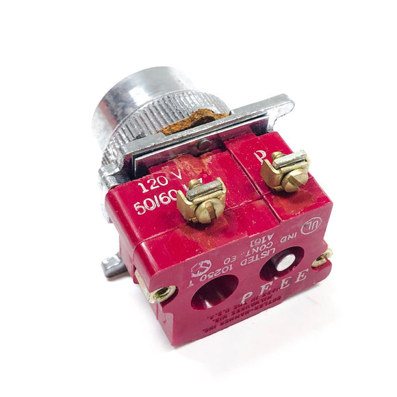 10250T-A161 Cuttler Hammer Indicator Light, 120Vac, 50/60Hz, 6.3 Volt