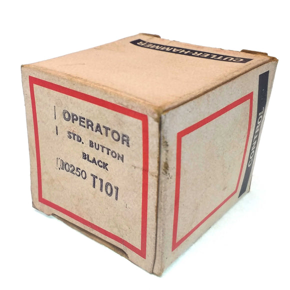 10250T101 Cutler-Hammer Standard Button, Black