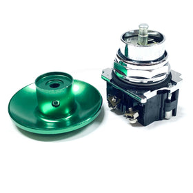 10250T33G Eaton Jumbo Mushroom Push-Button, Green