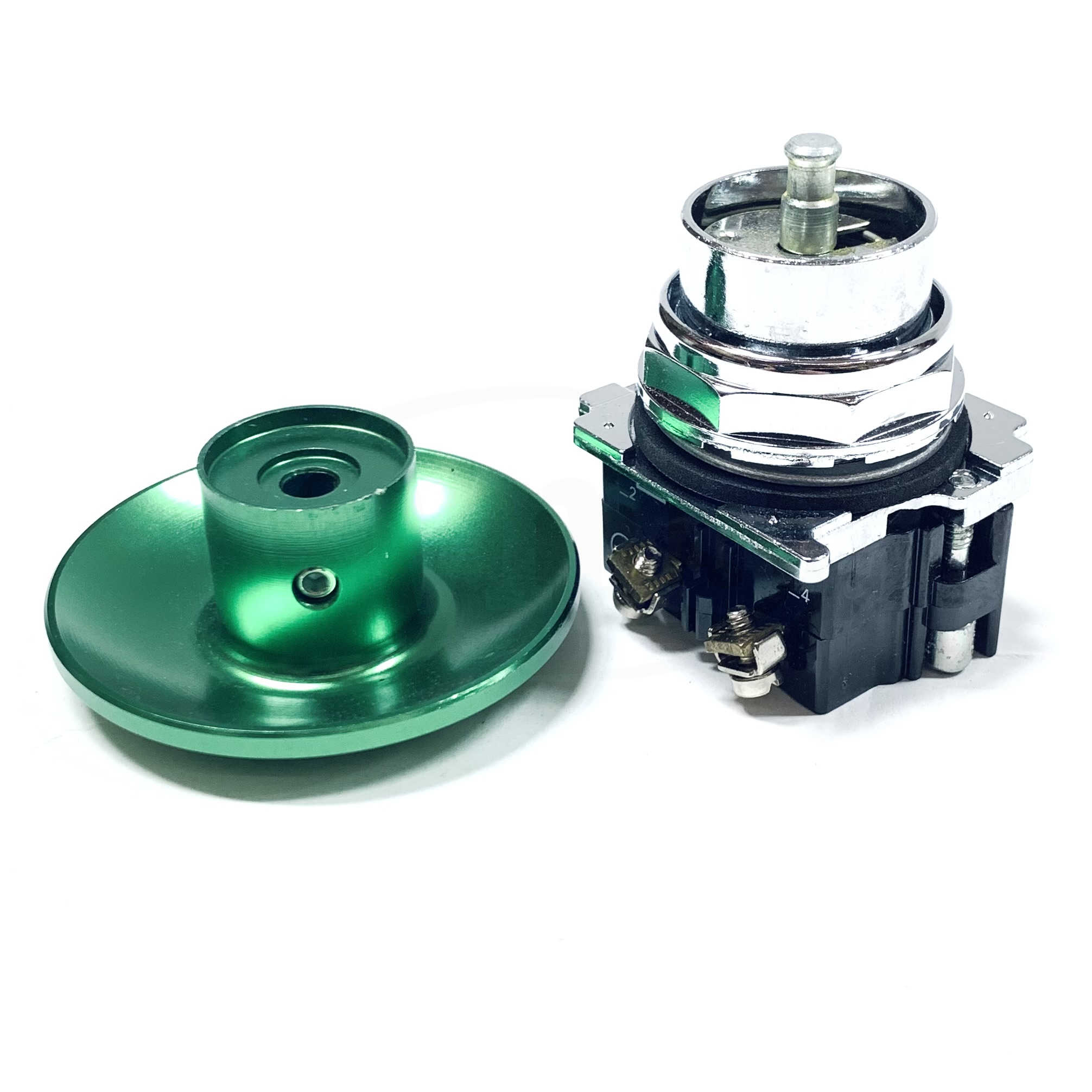 10250T33G Eaton Jumbo Mushroom Push-Button, Green - 0
