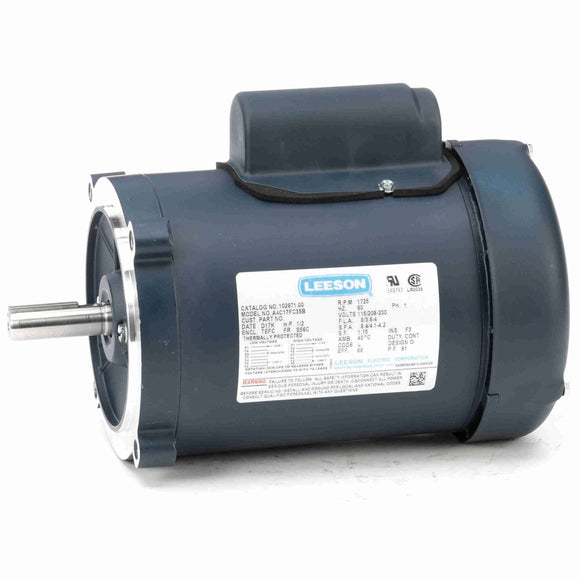 102871.00 Leeson 1/2HP General Purpose Electric Motor, 1800 RPM