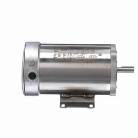 103387.00 Leeson 1/2HP Washguard Stainless Steel Electric Motor, 1800 RPM - 0