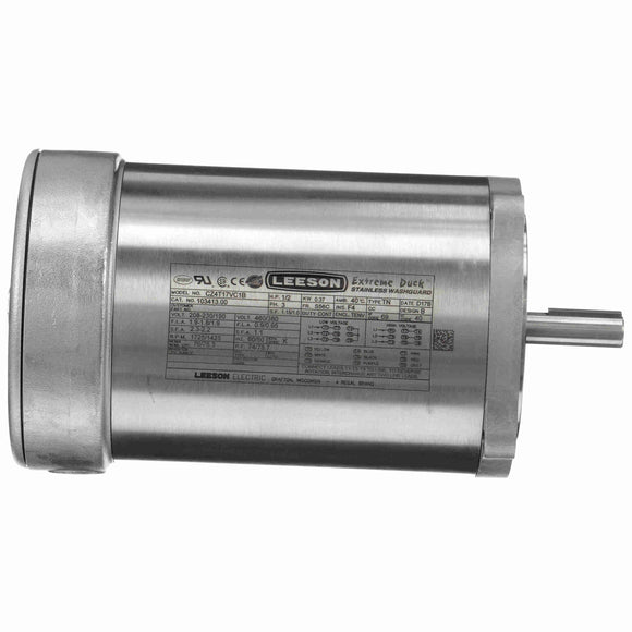 103413.00 Leeson 1/2HP Washdown Electric Motor, 1800RPM