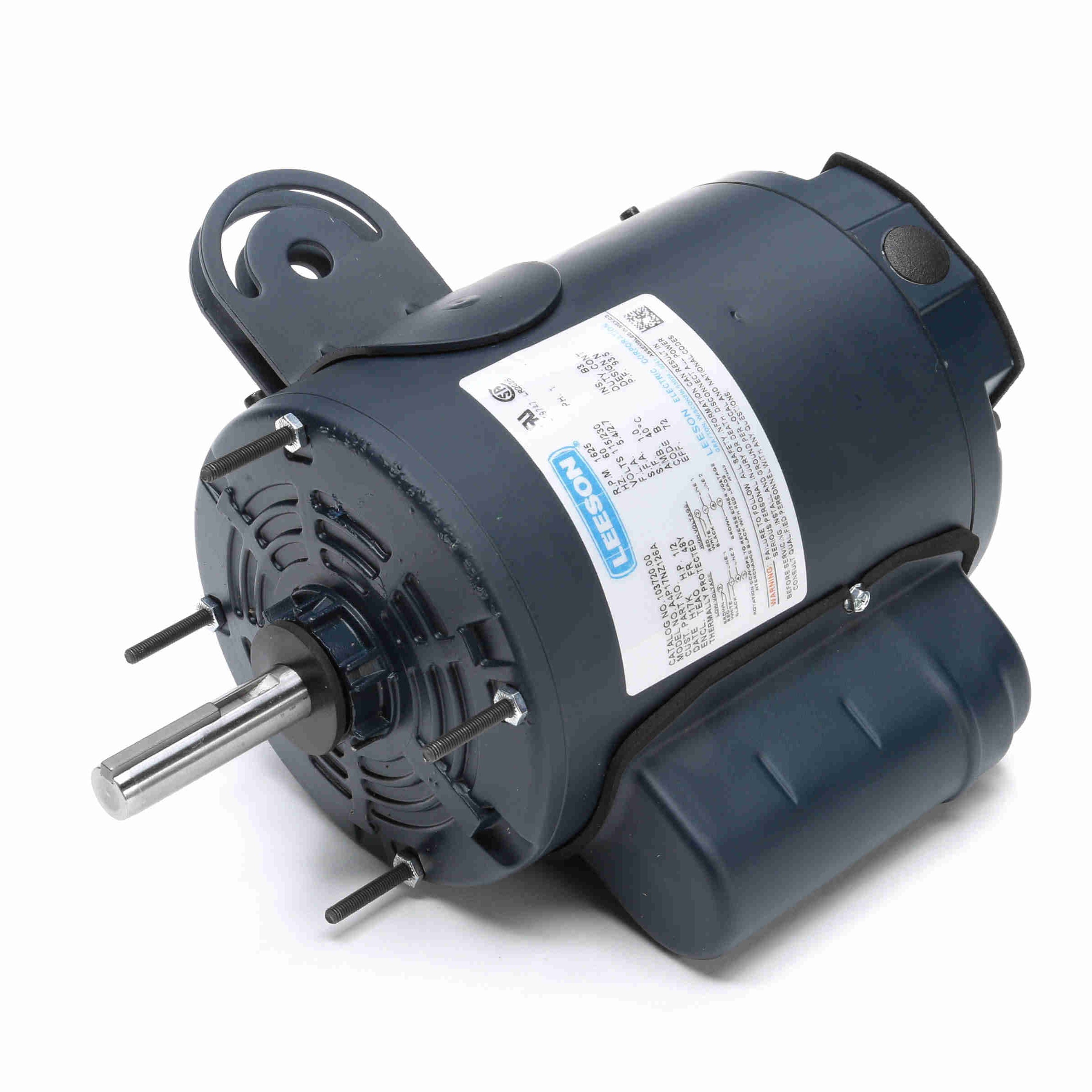 103720.00 Leeson 1/2HP Electric HVAC/Fan Motor