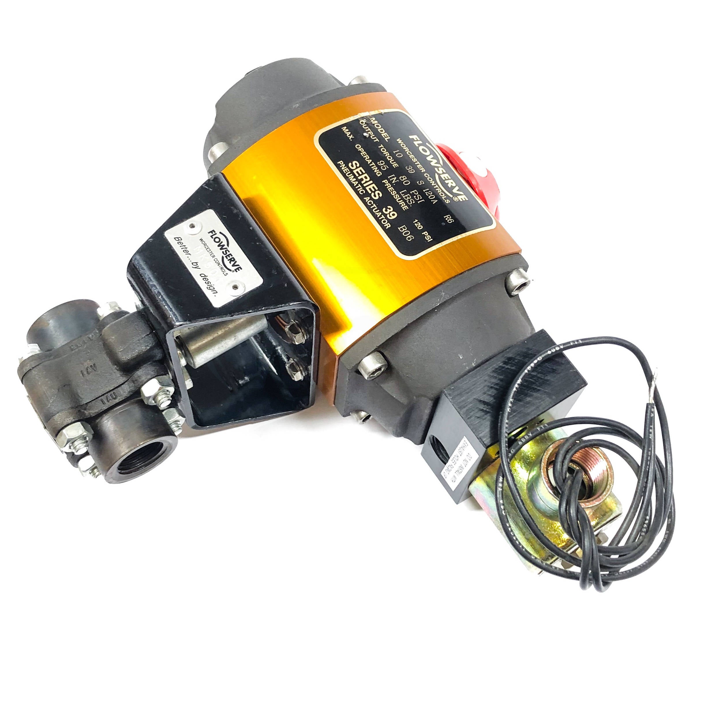Flowserve 1039S120AR6 Pneumatic Actuator & Valve - 0
