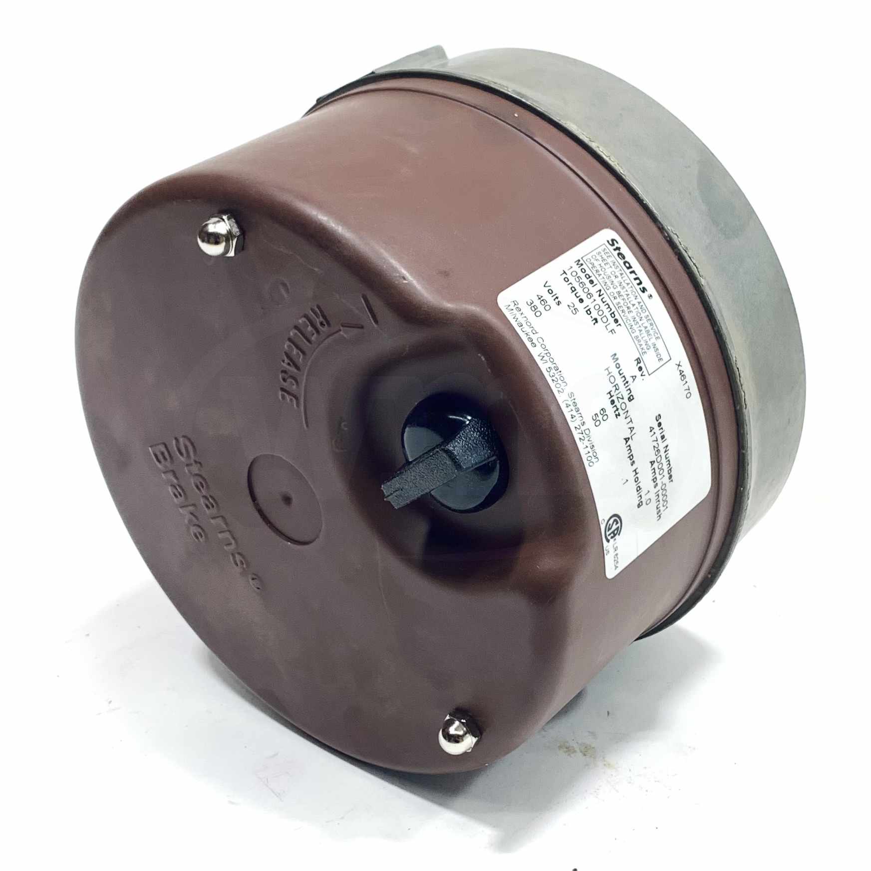 105606100DLF Stearns Brake NEMA2 460VAC, 60/50 Coil Hz