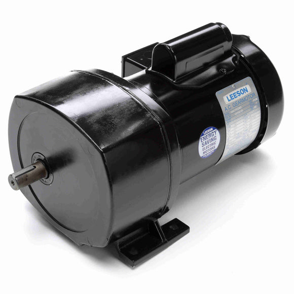107002.00 Leeson 1/4HP Parallel Shaft AC Gearmotor, 26 RPM