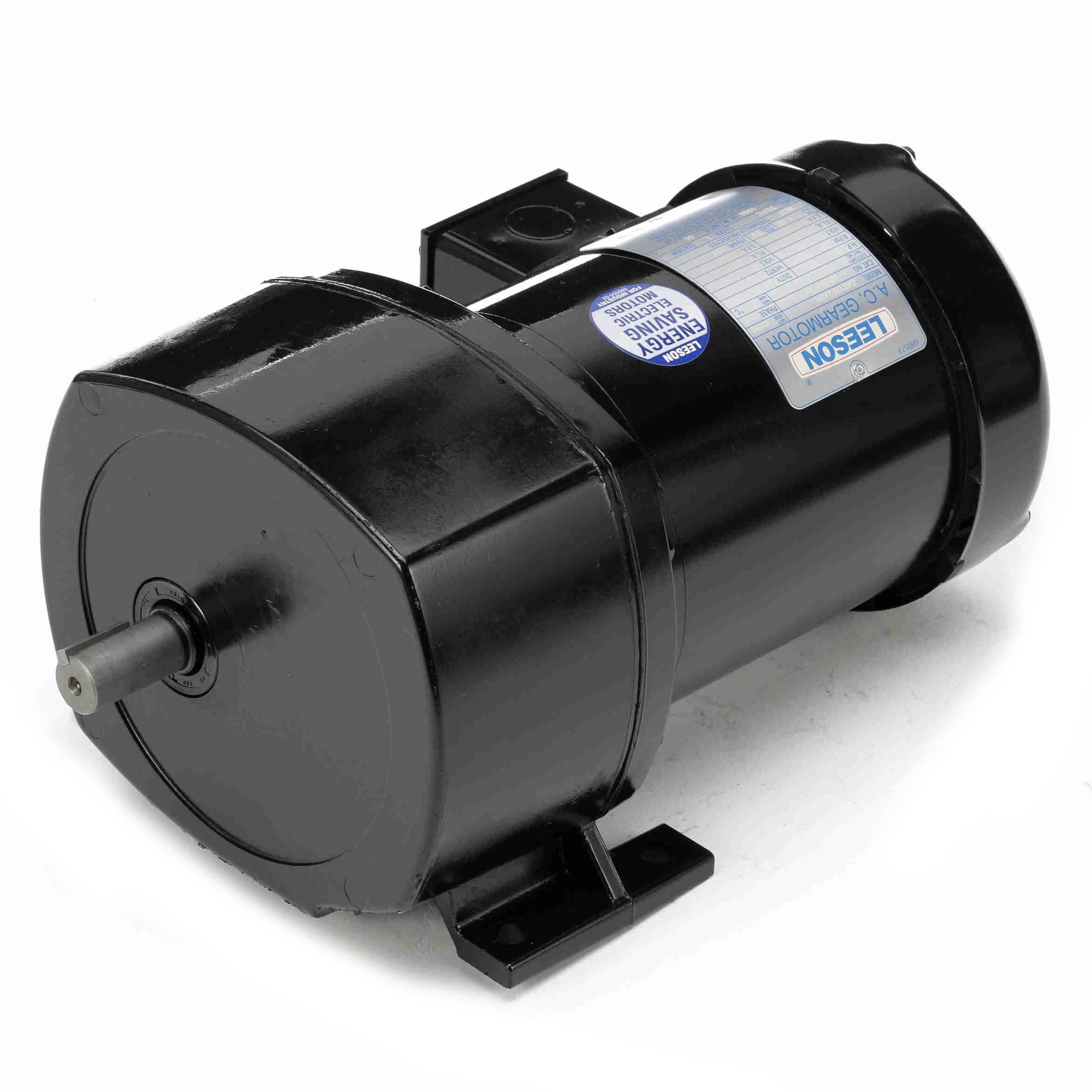 107025.00 Leeson 1/3HP Parallel Shaft AC Gearmotor, 18RPM
