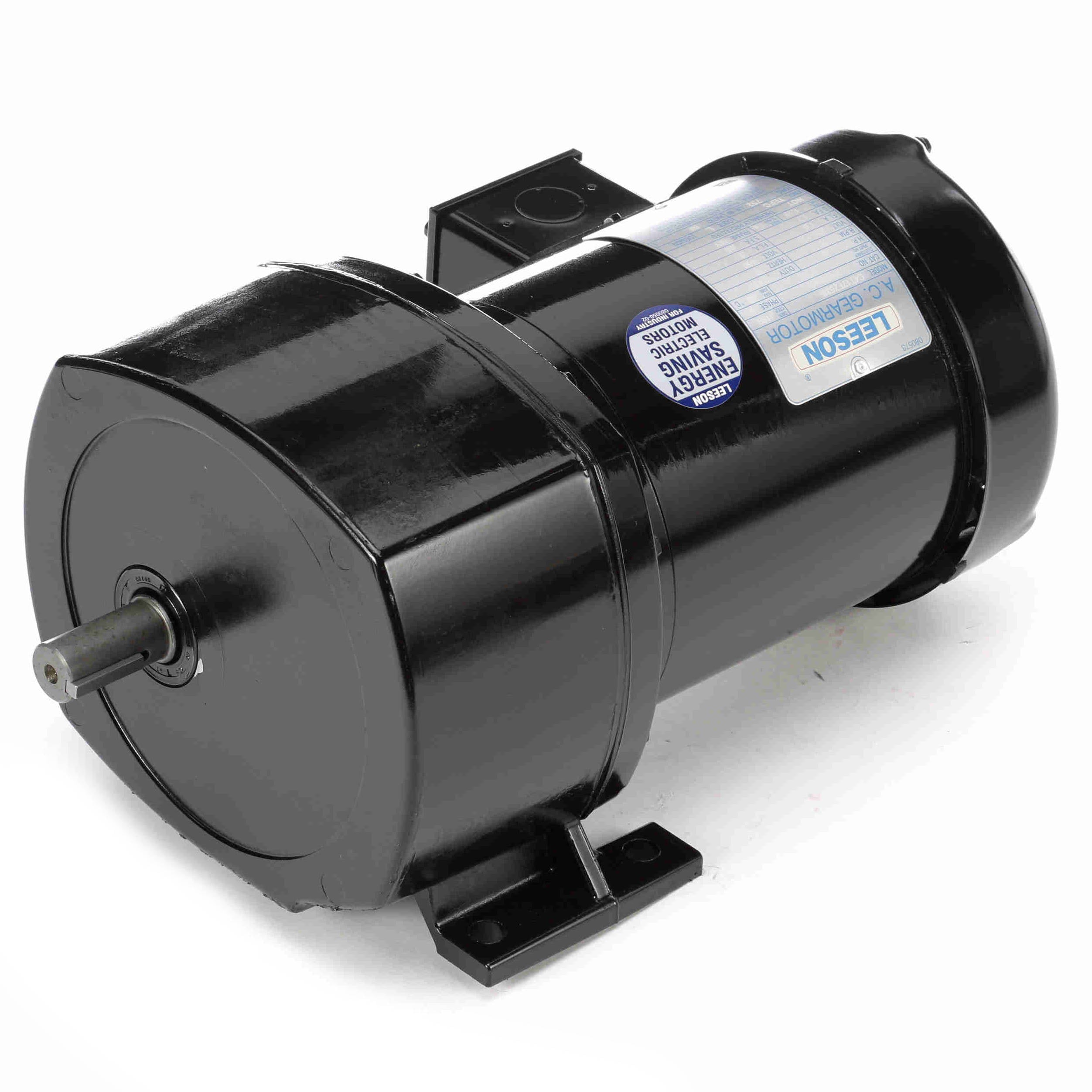 107026.00 Leeson 1/3HP Parallel Shaft AC Gearmotor, 26 RPM