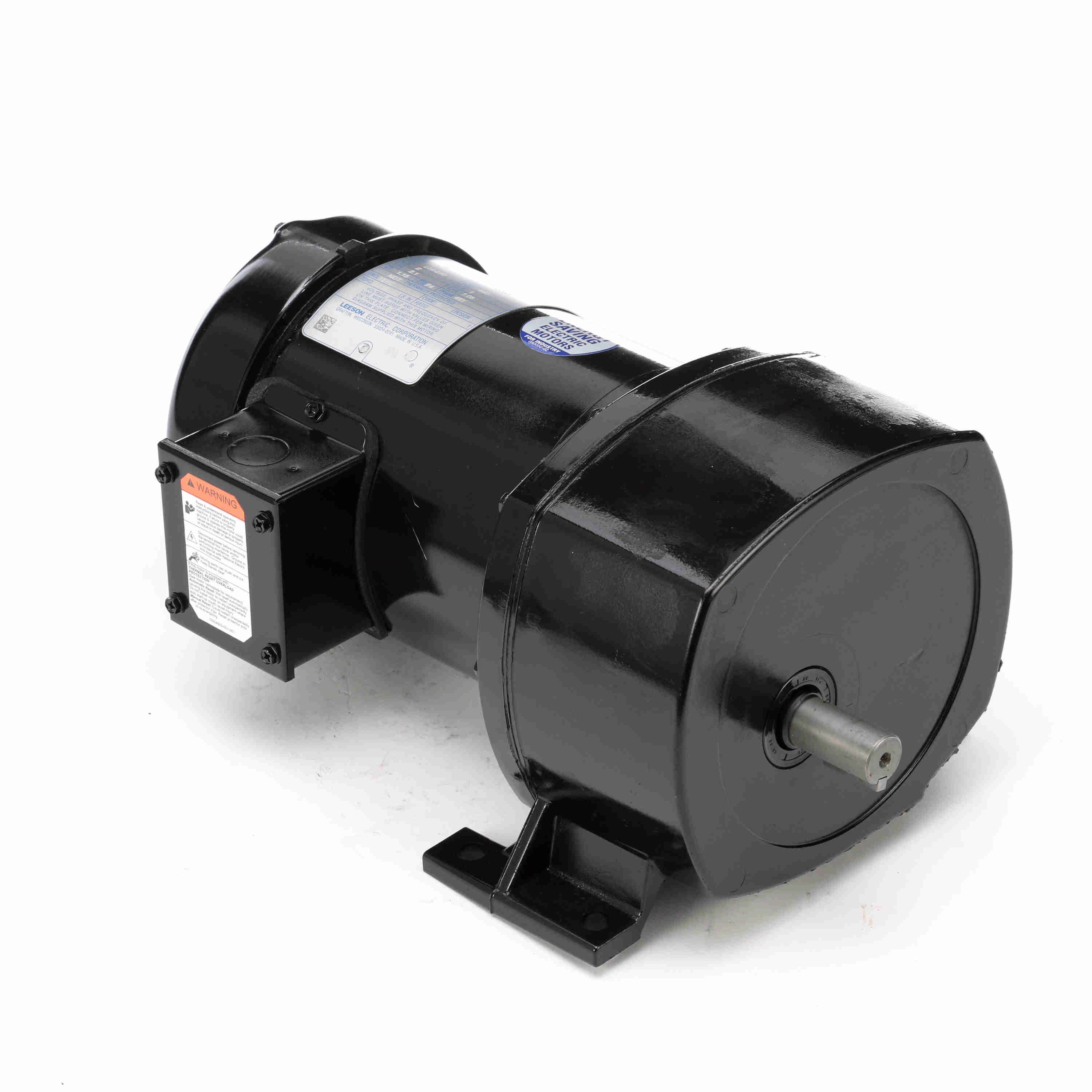 107032.00 Leeson 1/2HP Parallel Shaft AC Gearmotor, 22RPM