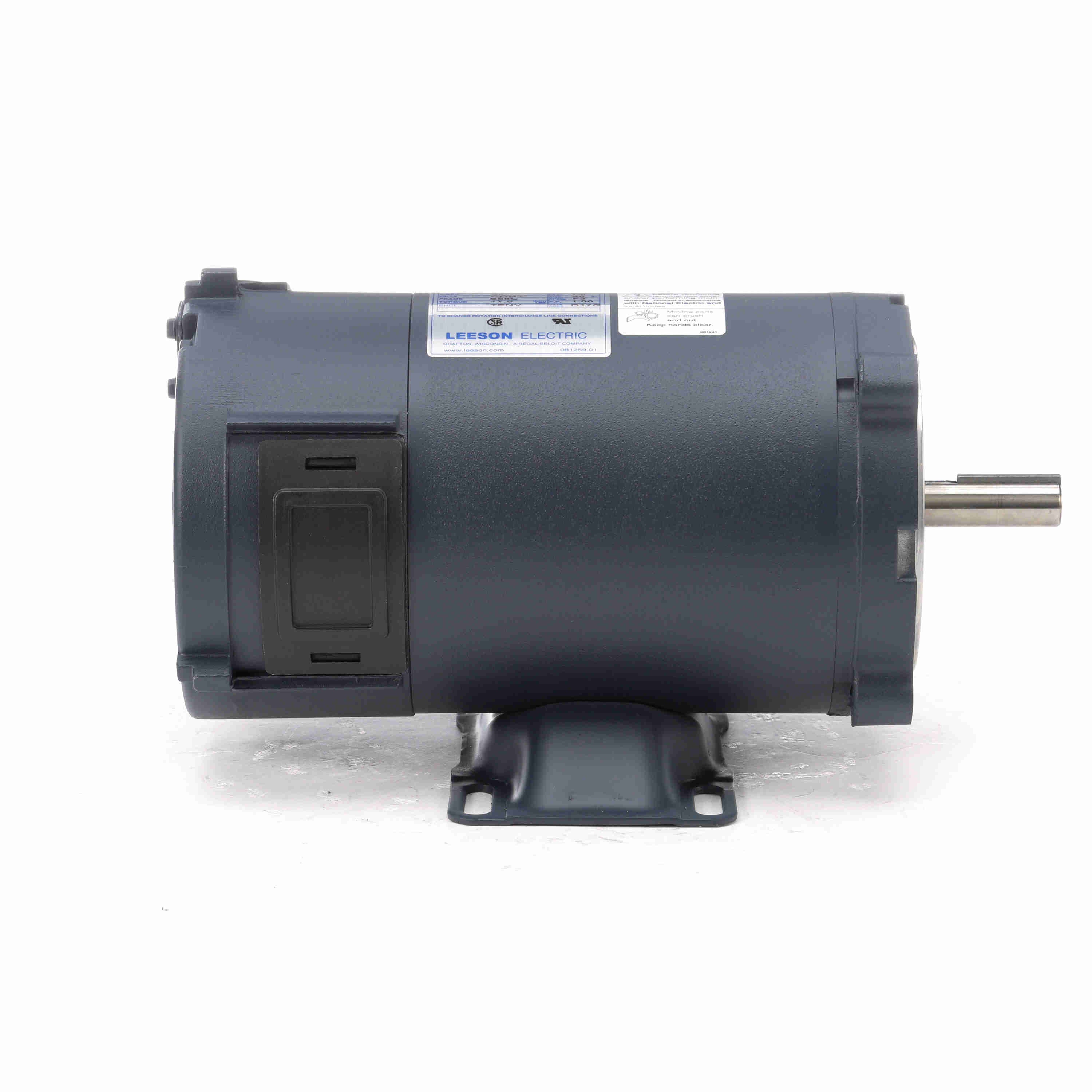 108051.00 Leeson 1/2HP DC Electric Motor, 1800 RPM