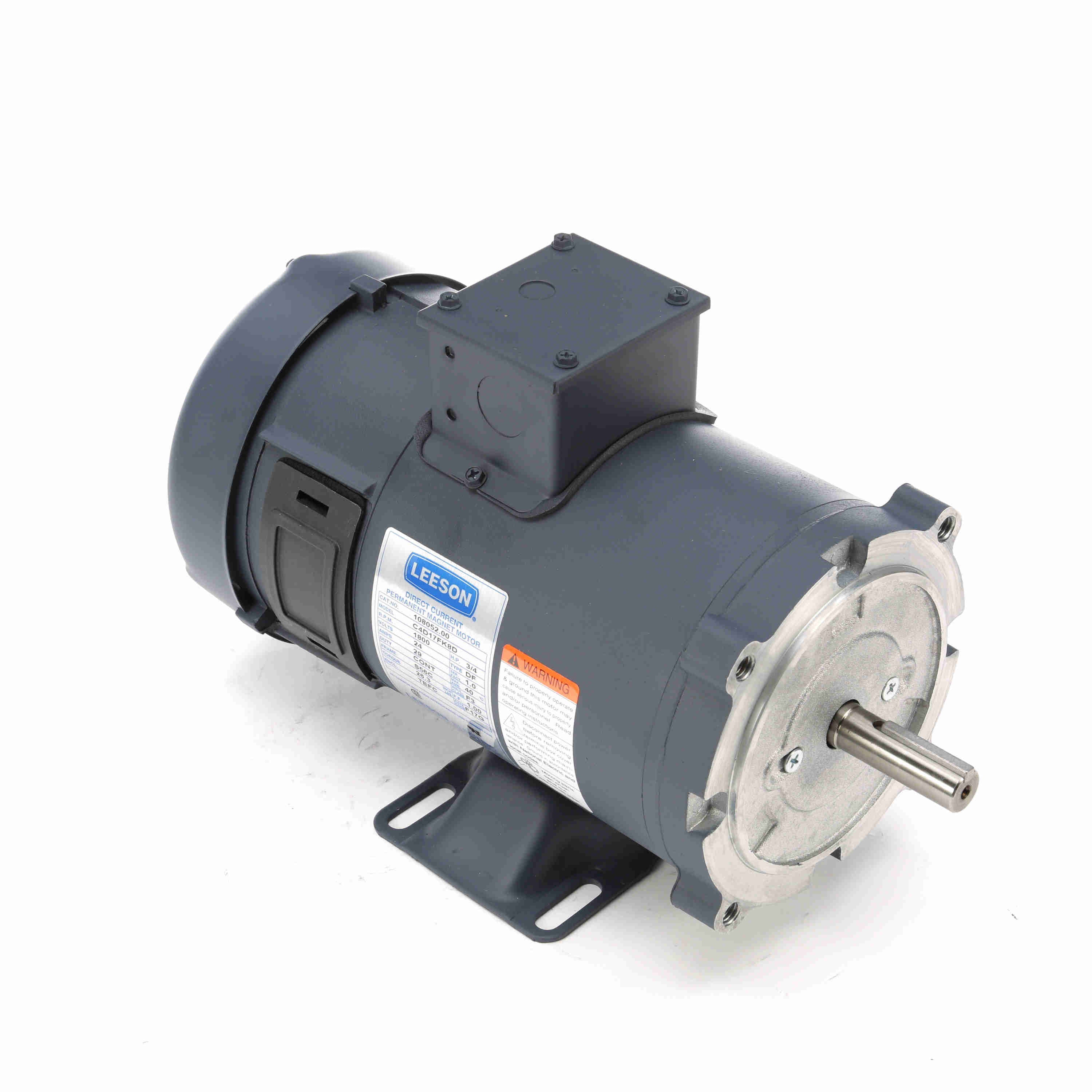 108052.00 Leeson 3/4 DC Electric Motor, 1800 RPM
