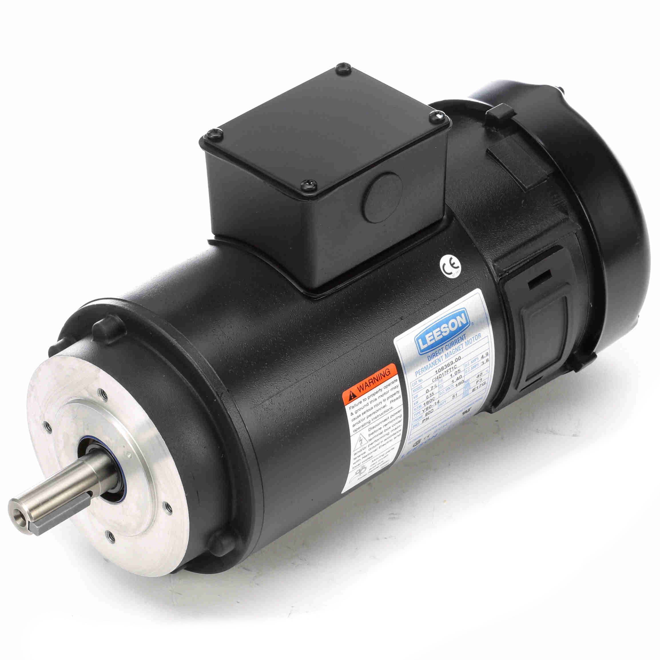 108369.00 Leeson 0.75kW IEC Metric DC Electric Motor, 1800RPM - 0