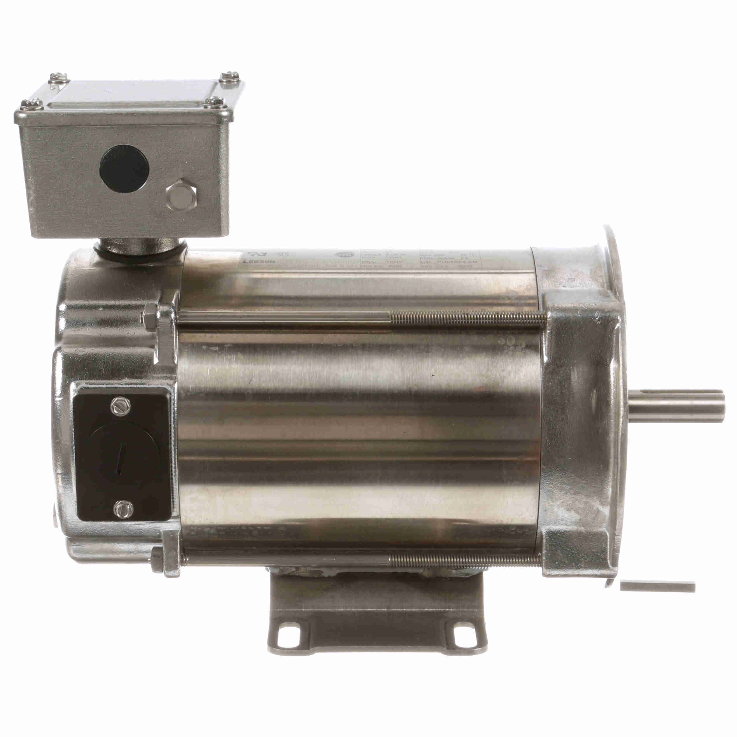 109065.00 Leeson 0.25HP Washguard All-Stainless DC Electric Motor, 1750RPM