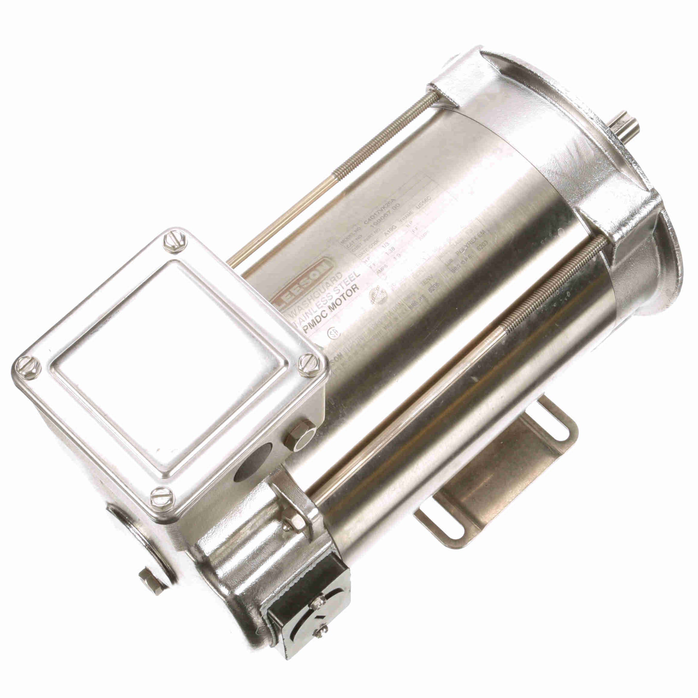 109067.00 Leeson 0.33HP Washguard All-Stainless DC Electric Motor, 1750RPM - 0
