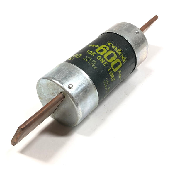 10K-0TN Cefco One Time 600A 250V Fuse