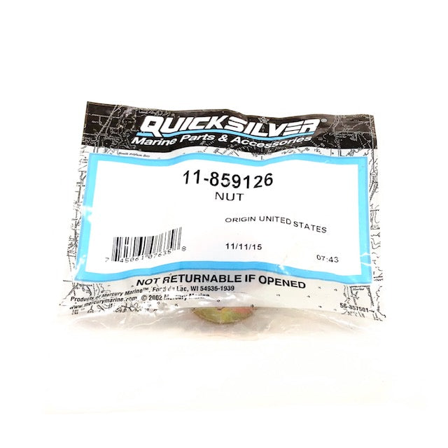 11-859126 Quicksilver Nut - 0