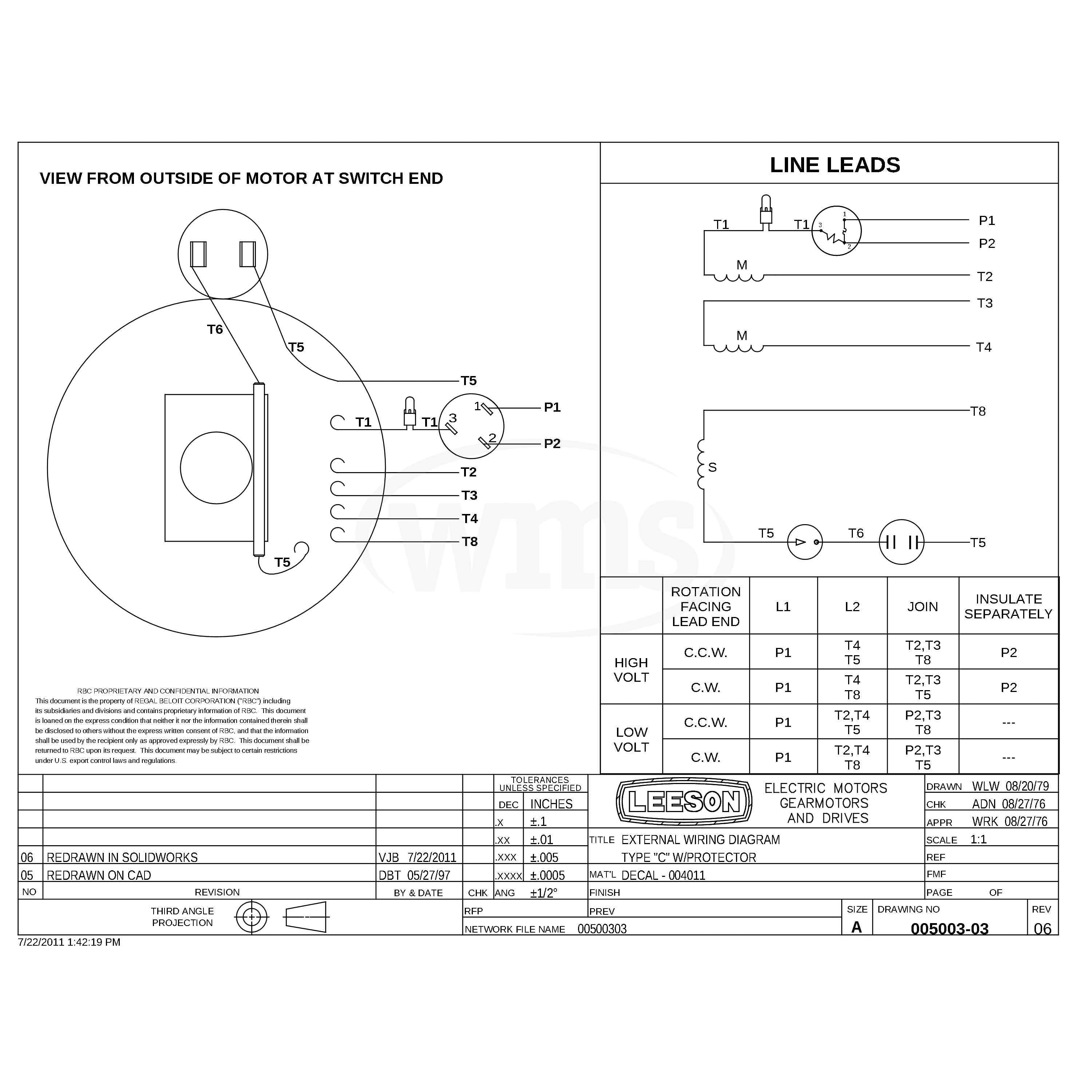 1HP Leeson Farm Duty/General Purpose Electric Motor