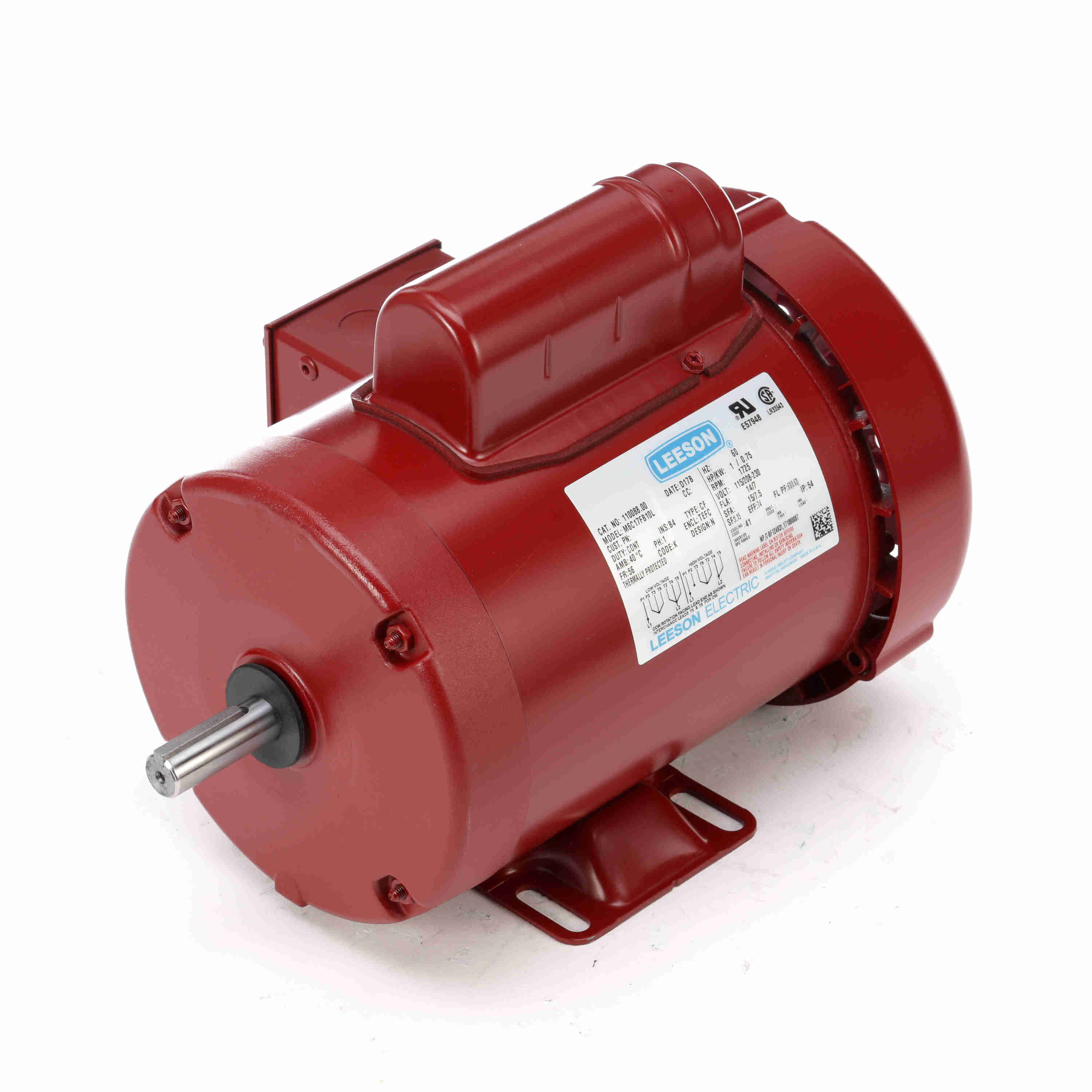 1HP Leeson Farm Duty/General Purpose Electric Motor