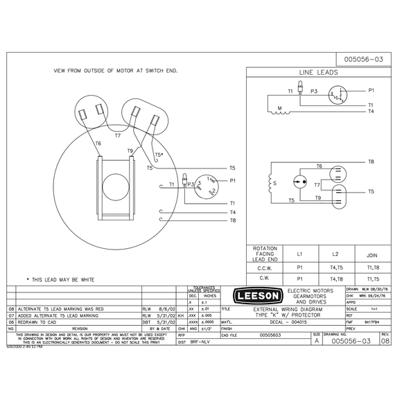 110090.00 2HP Leeson Farm Duty Electric Motor
