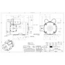 110090.00 2HP Leeson Farm Duty Electric Motor-7