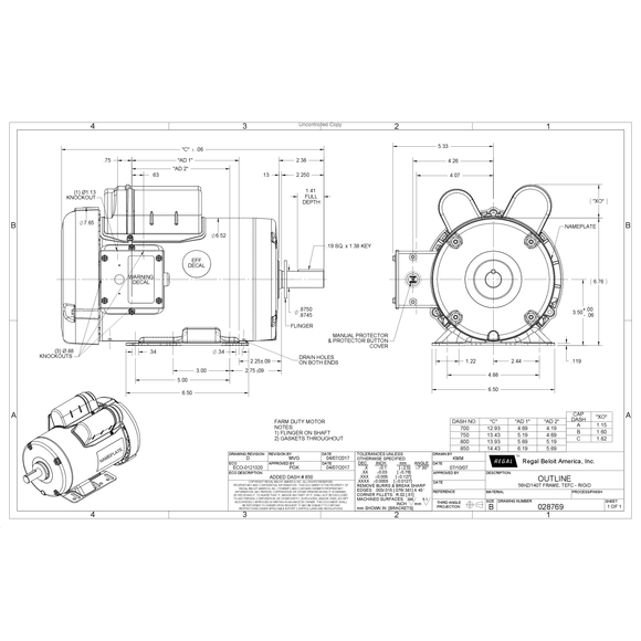 110090.00 2HP Leeson Farm Duty Electric Motor