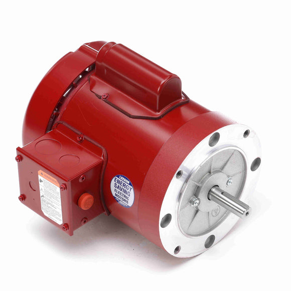 110492.00 Leeson 1/2HP Hi-Torque Farm/Agriculture Duty Electric Motor