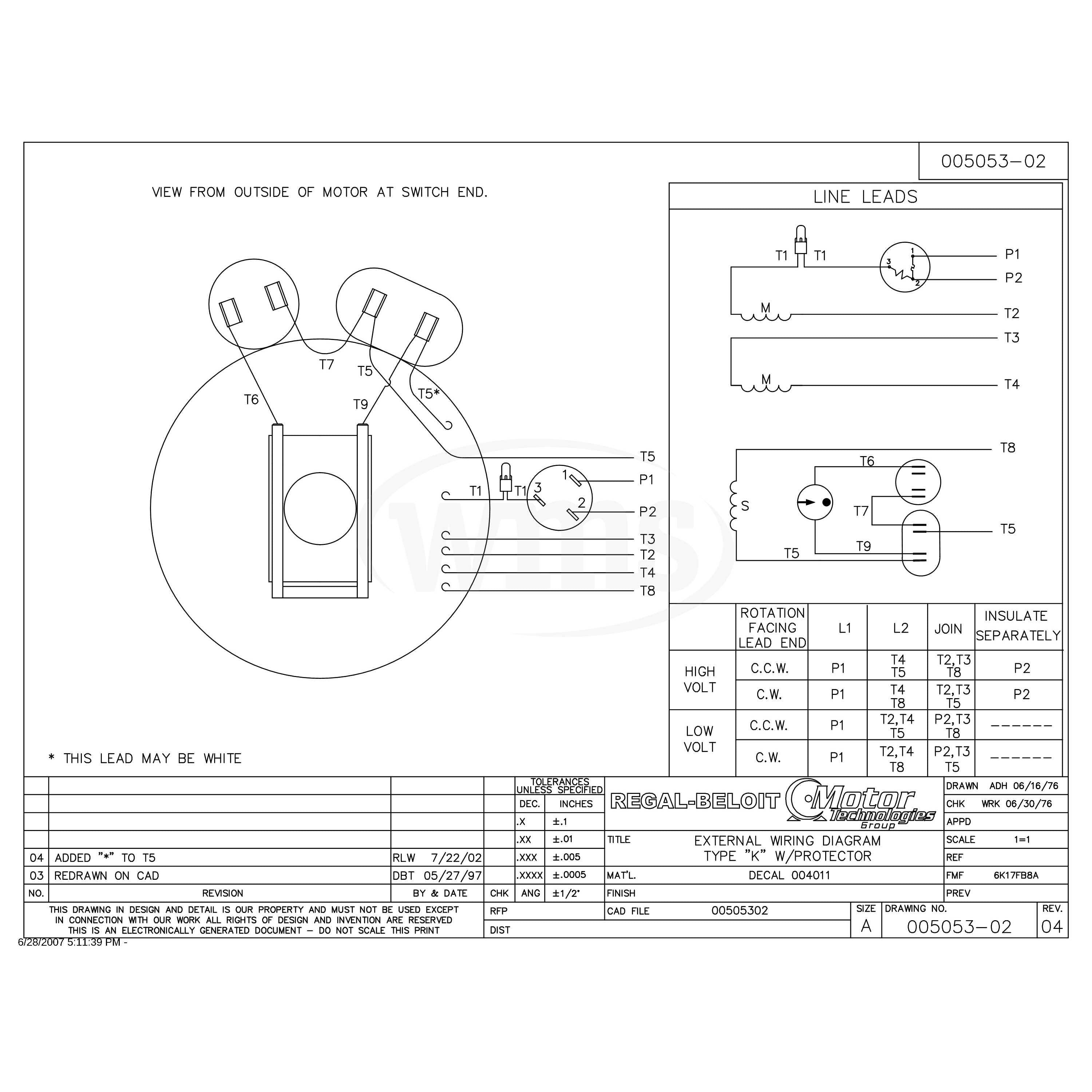 111330.00 Leeson 1.5HP Ag-Duty Grain Stirring Electric Motor, 1800RPM - 0