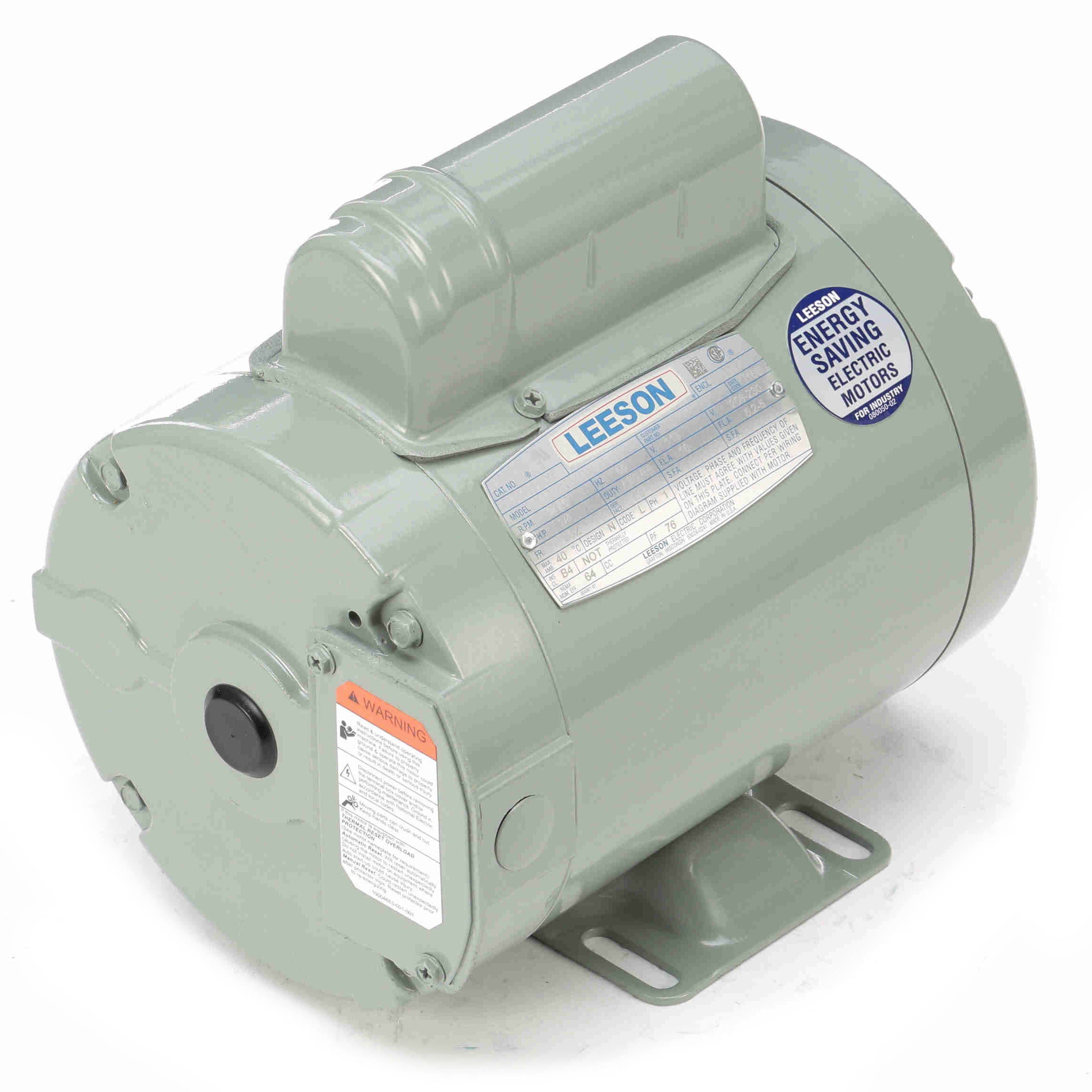 3/4HP Leeson Ag-Duty Aeration Fan Motor - 0