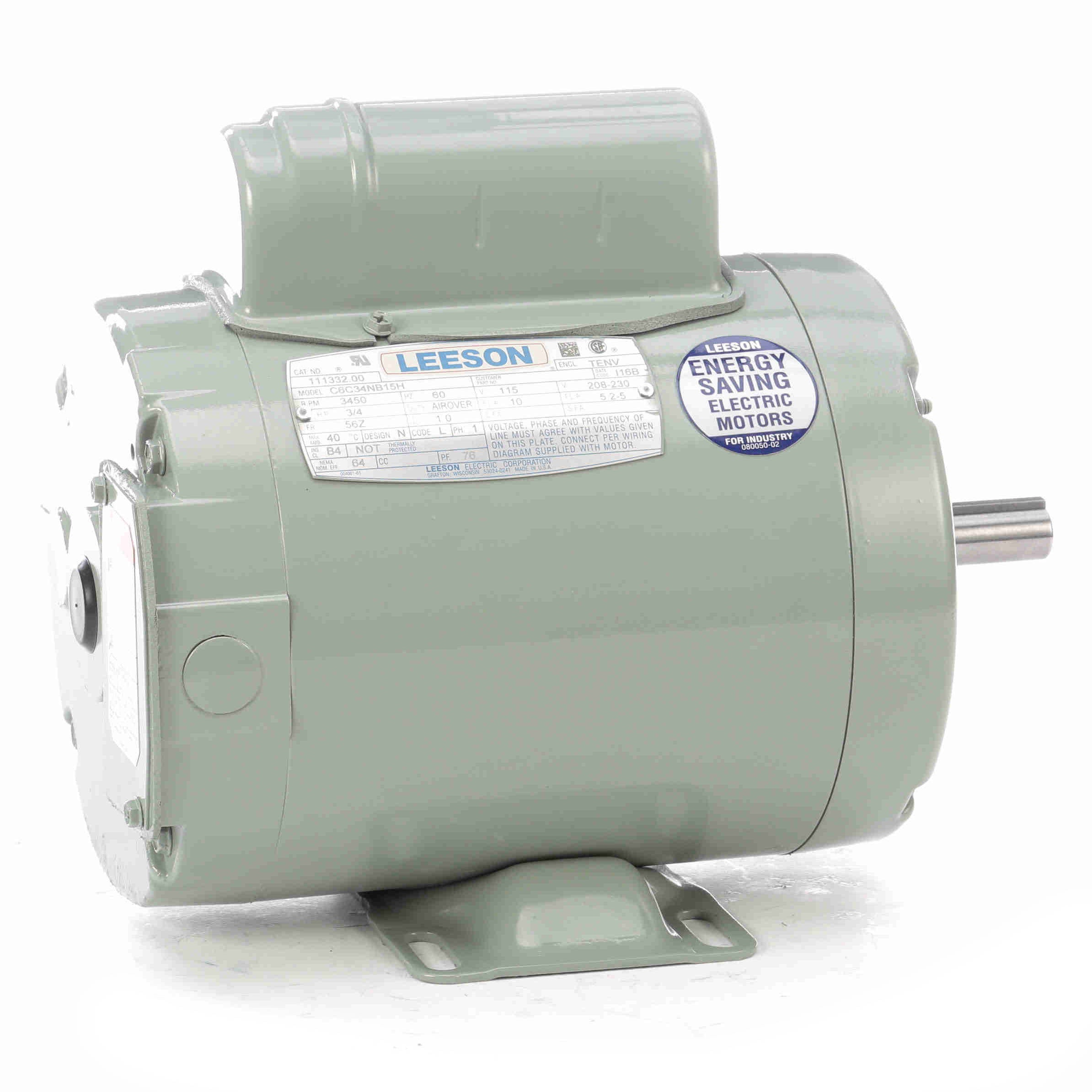 3/4HP Leeson Ag-Duty Aeration Fan Motor