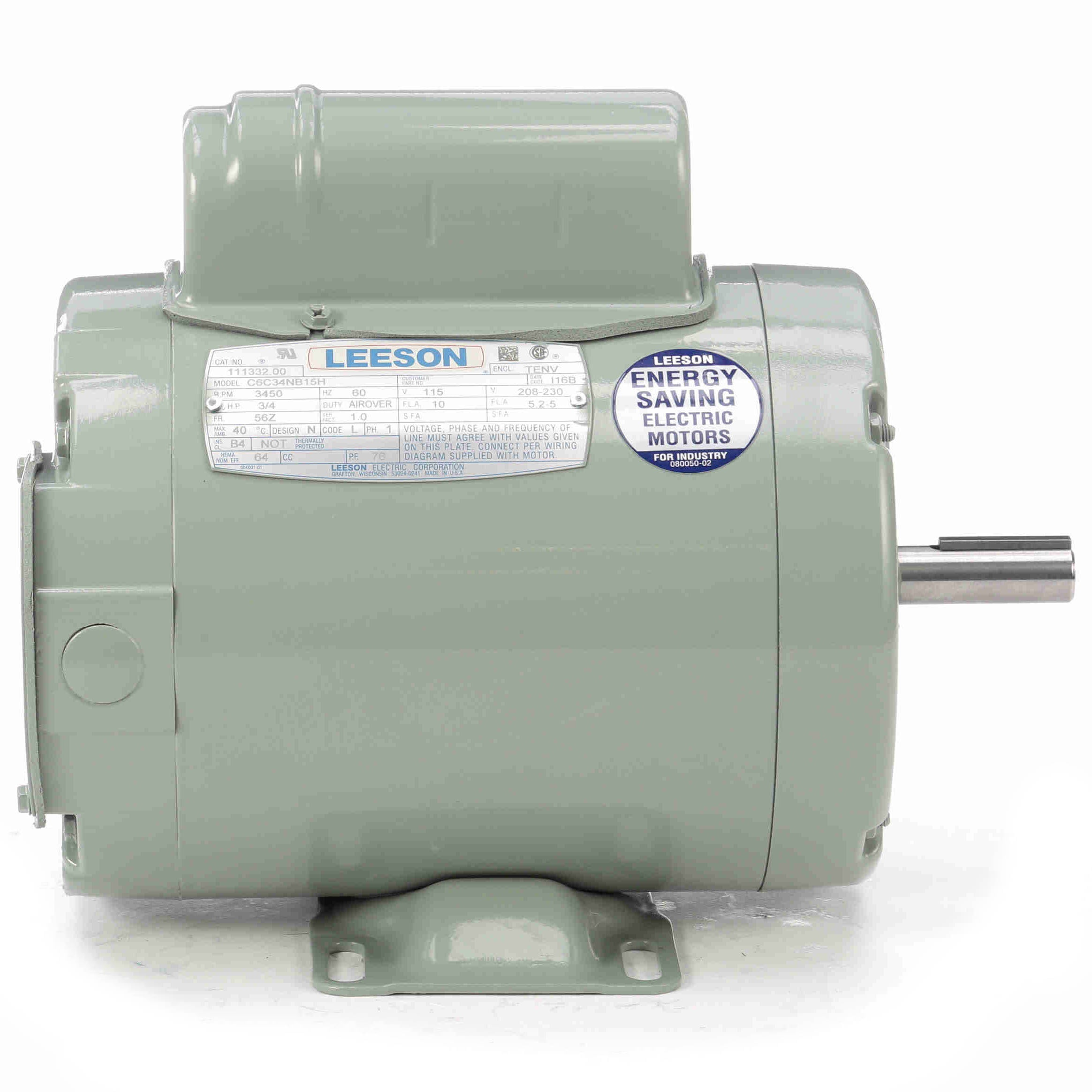 3/4HP Leeson Ag-Duty Aeration Fan Motor
