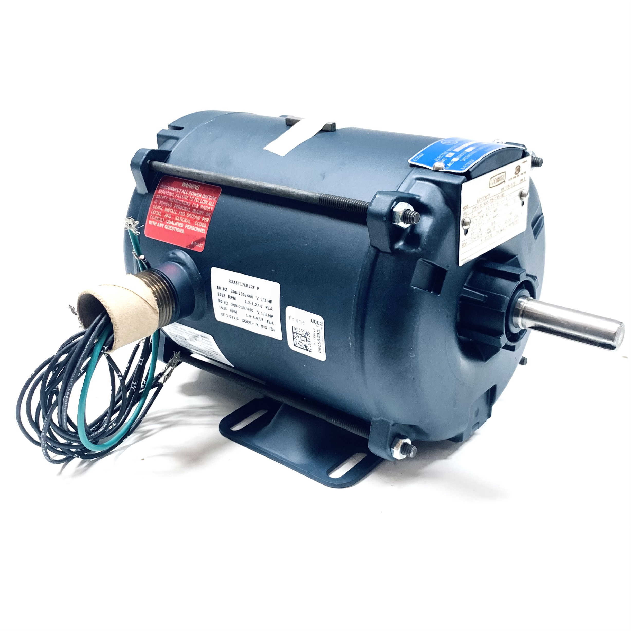 111932.00 Leeson 1/3HP Explosion Proof Motor, 1725-1425RPM