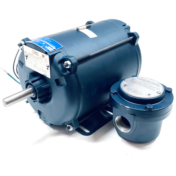 111932.00 Leeson 1/3HP Explosion Proof Motor, 1725-1425RPM
