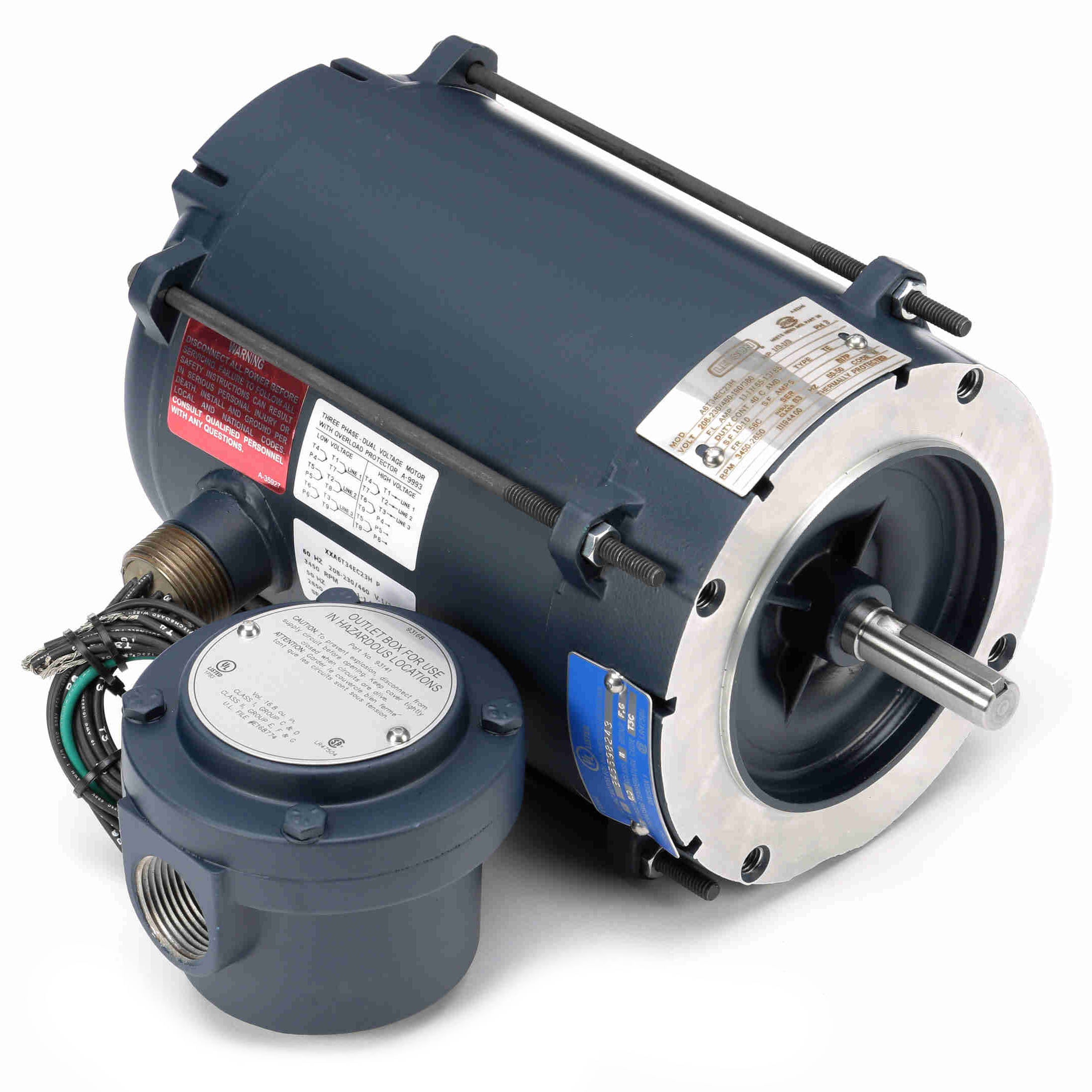 111944.00 Leeson 1/3HP Explosion Proof Electric Motor, 3600RPM