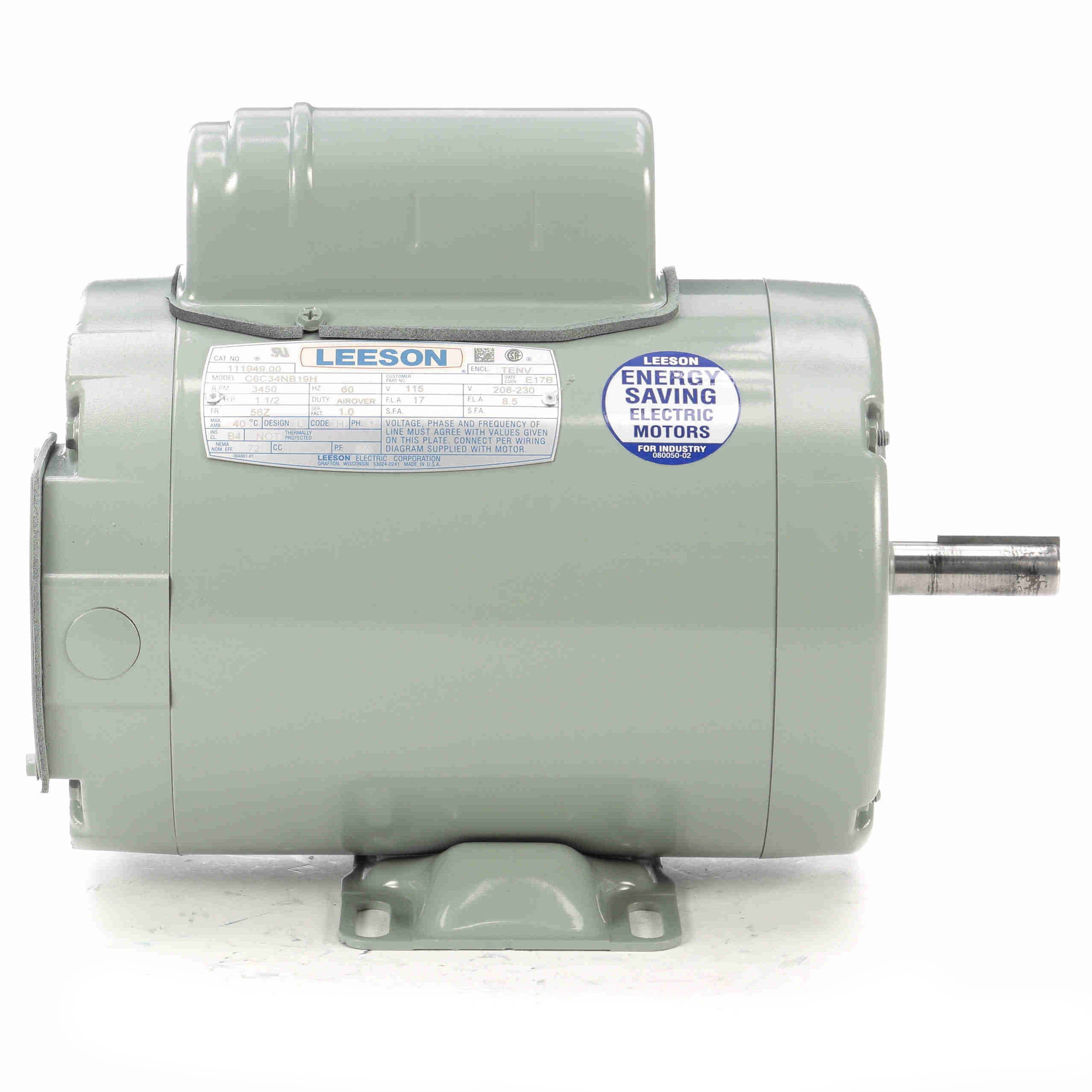 1.5HP Leeson Ag-Duty Aeration Fan Motor