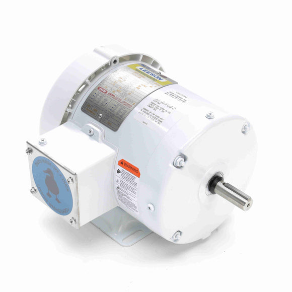 112427.00 Leeson Washguard Motor, 1/2 HP, 1800 RPM