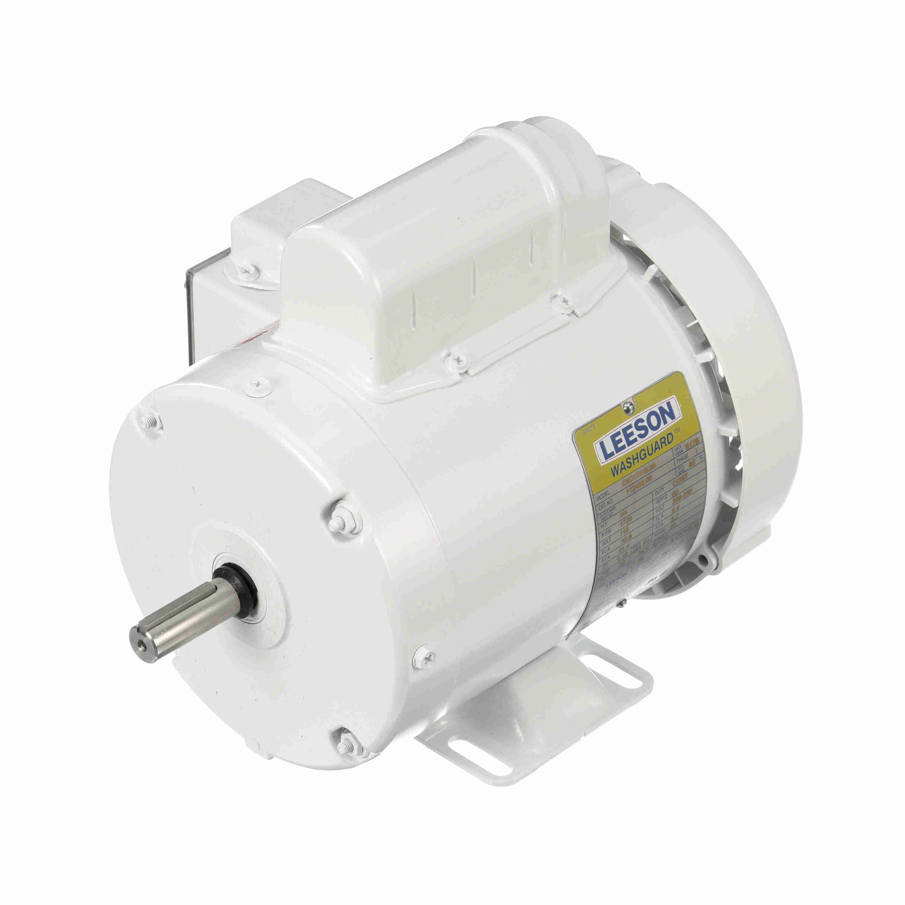 Leeson Washguard Electric Motor, 3/4HP, 1800RPM
